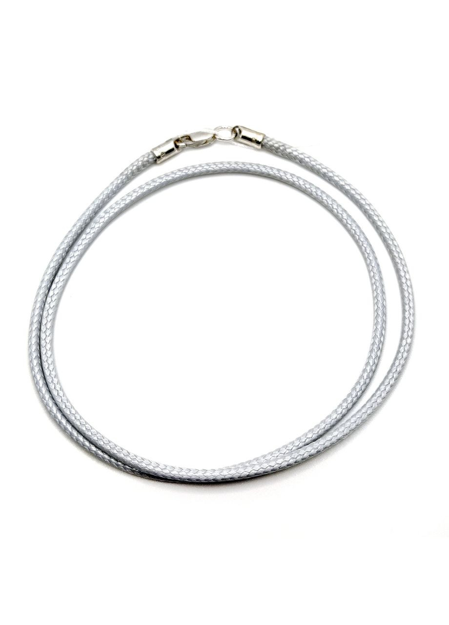 Шнур вощений 45 розмір срібло 925° 1,02г. сірий (6010/2,3) Elis-s (358234137)