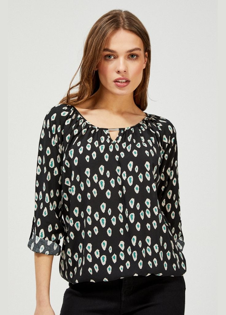 Чорна блузка Moodo