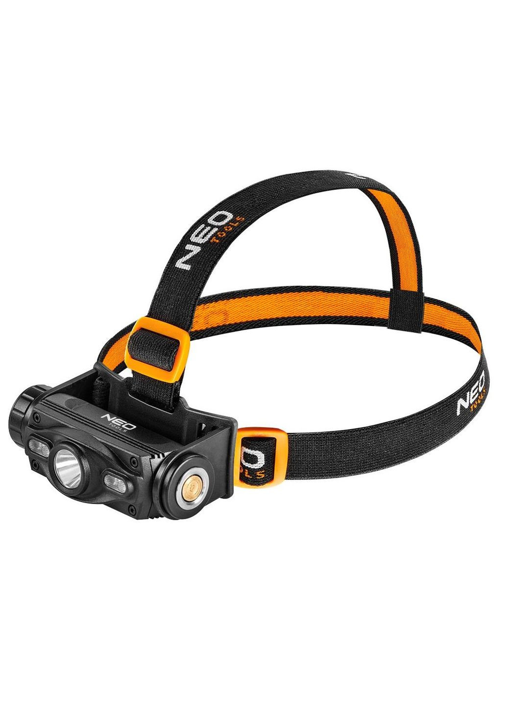 Ліхтар налобний акумуляторний, 2000мА•год, 1000лм, 10Вт, 6 функцій освітлення +червоне та блакитне світло, IP20 Neo Tools (315502452)