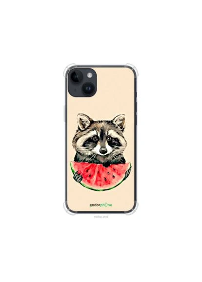 Чехол на iPhone 14 Plus Енотик с арбузом "4605sp-2645-2448" Endorphone (348061910)