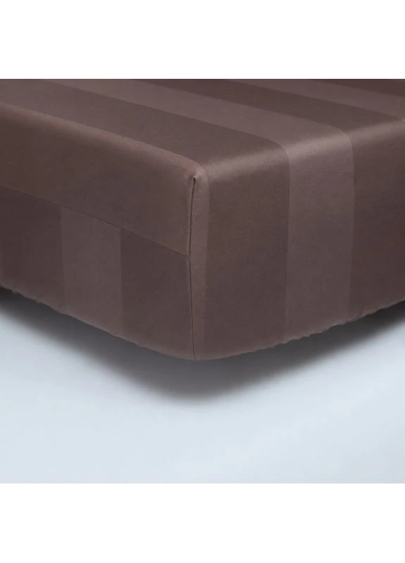 Простыня на резинке Satin Stripe 120х200х20 см (MS-850006868) Moon&Star Arabica (394448857)