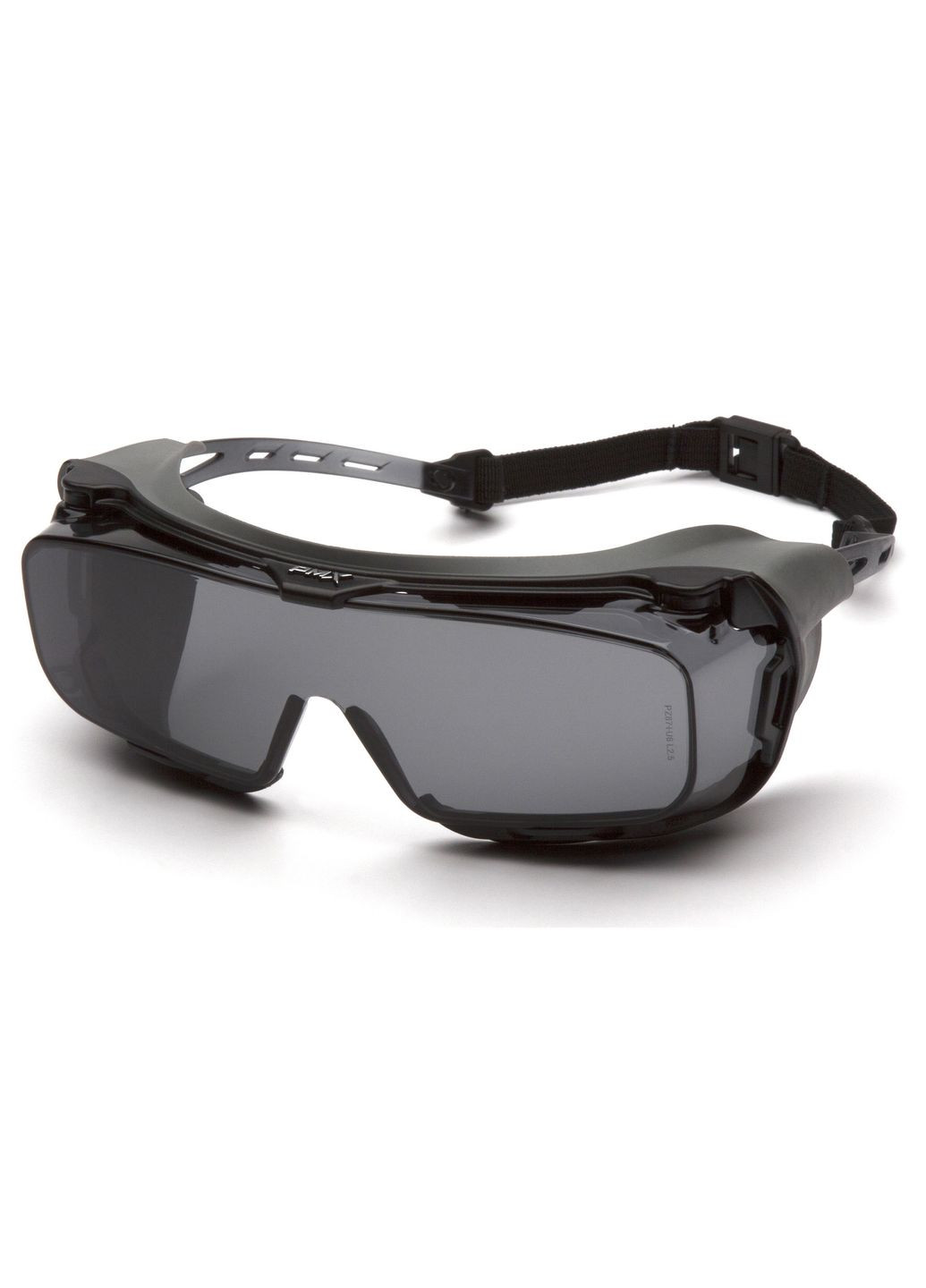 Очки защитные с уплотнителем Cappture-Plus (gray) Super Anti-Fog H2MAX, серые Pyramex (319704923)