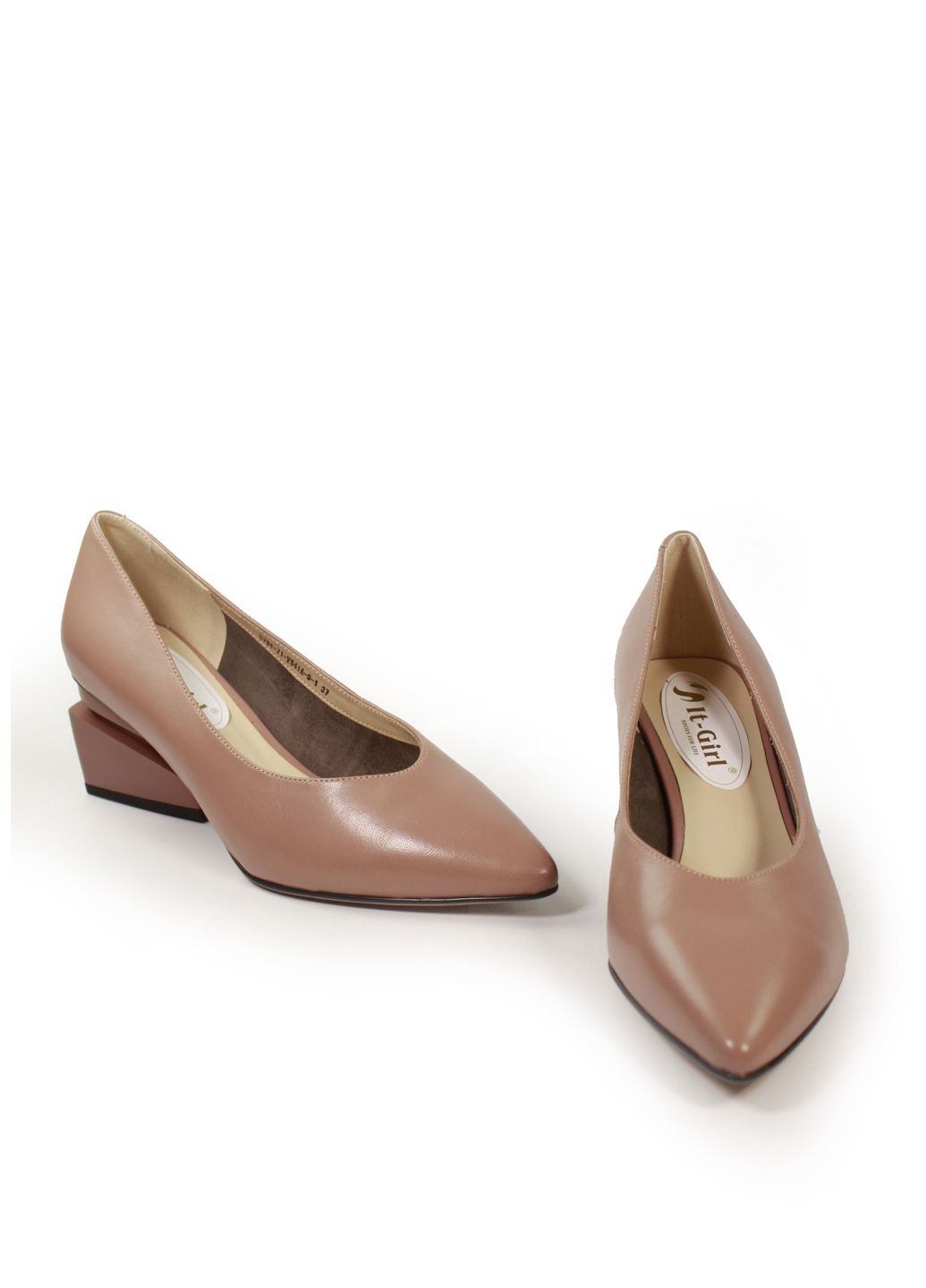 It-Girl Туфли-лодочки лодочки пудровый з натуральная кожа, — лето (326597106)