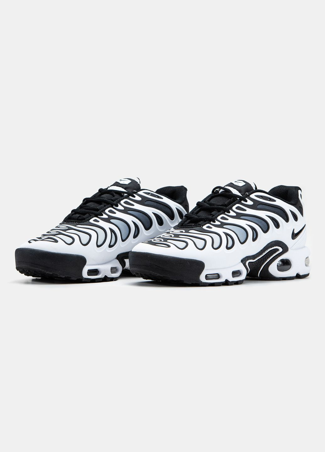 Білі Осінні кросівки чоловічі і жіночі nike air max tn plus drift white | найк аір макс тн плюс дріфт білі No Brand