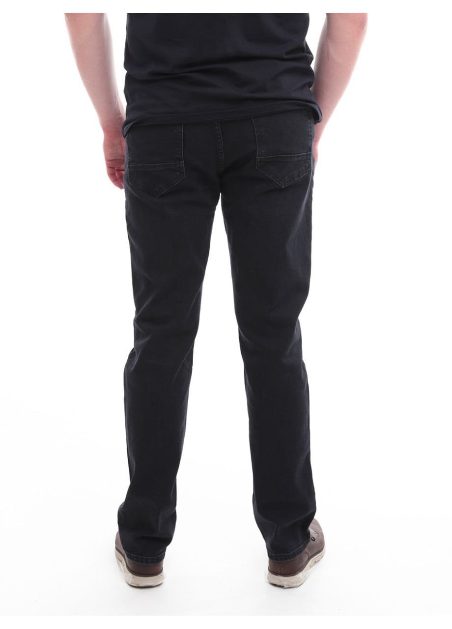 Джинси чоловічі синьо-чорні прямі зі стрейчем FRANCO BENUSSI Пряма (302214845)