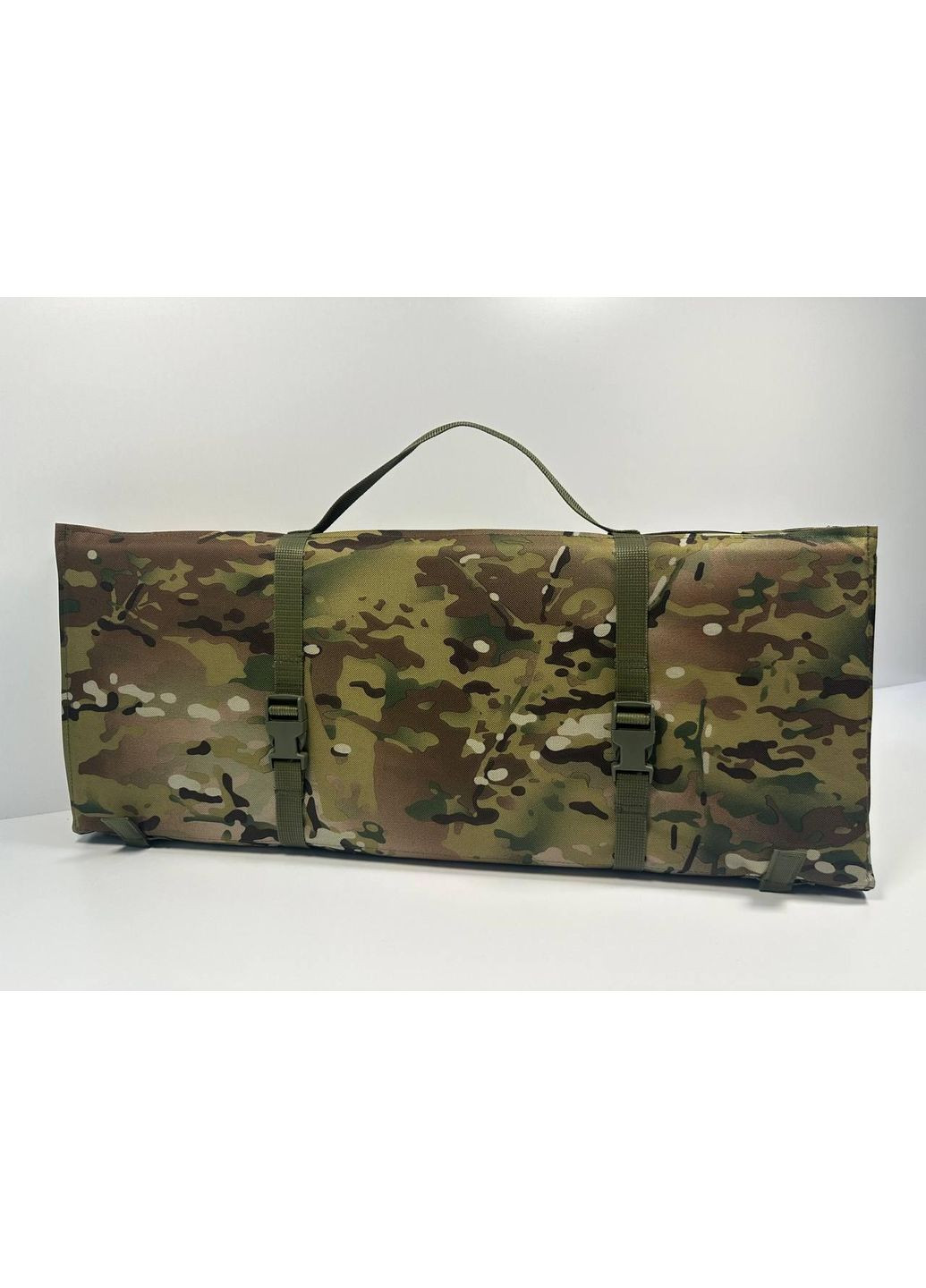 Широкий, вставка 10 мм, розкладний каремат на 6 секцій (ширина 70 см) Мультикам, Олива, Піксель, Чорний Мультиким Сварог (370144182)