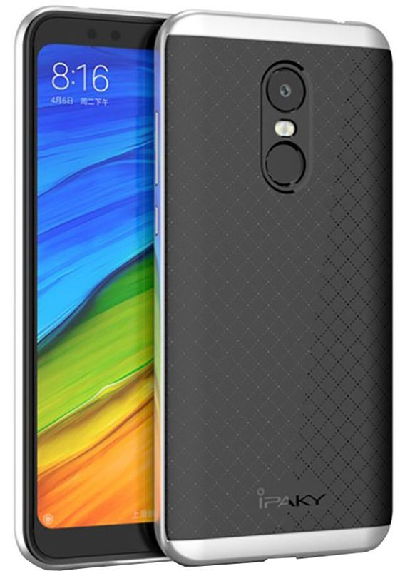 Чехол-накладка Slim Anti-fingerprint TPU Case Xiaomi Redmi 5 Gray iPaky (301781510)
