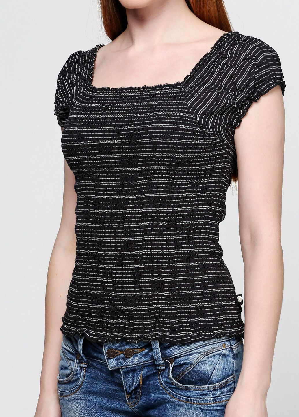 Чёрная блуза черный OVS