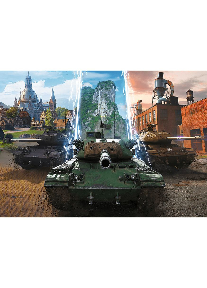 Пазл Світ танків Час діяти 500 елементів Trefl (365876410)
