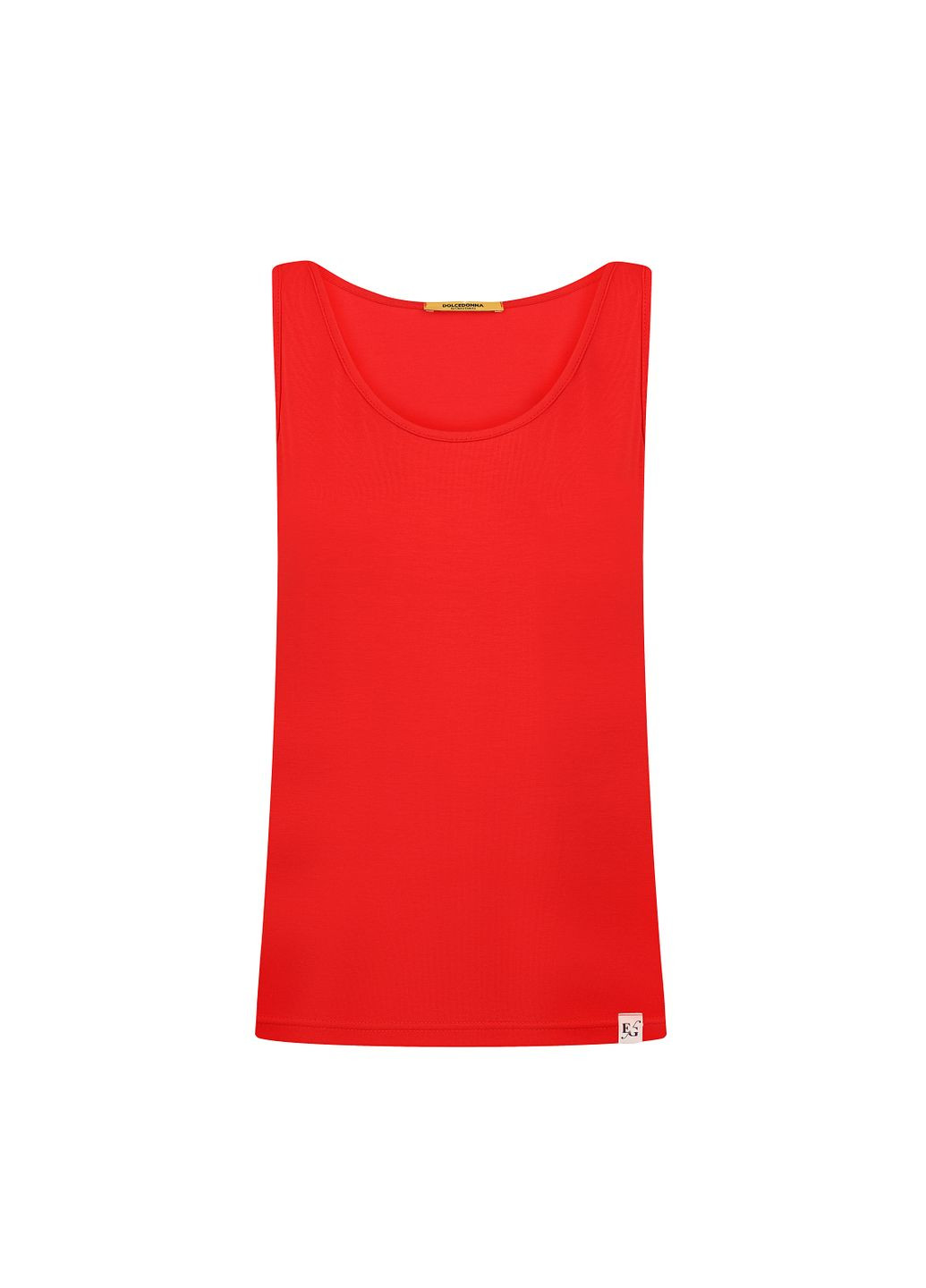 ВІСКОЗНА БАЗОВА МАЙКА ЧЕРВОНОГО КОЛЬОРУ ТОД Dolcedonna — 341136208