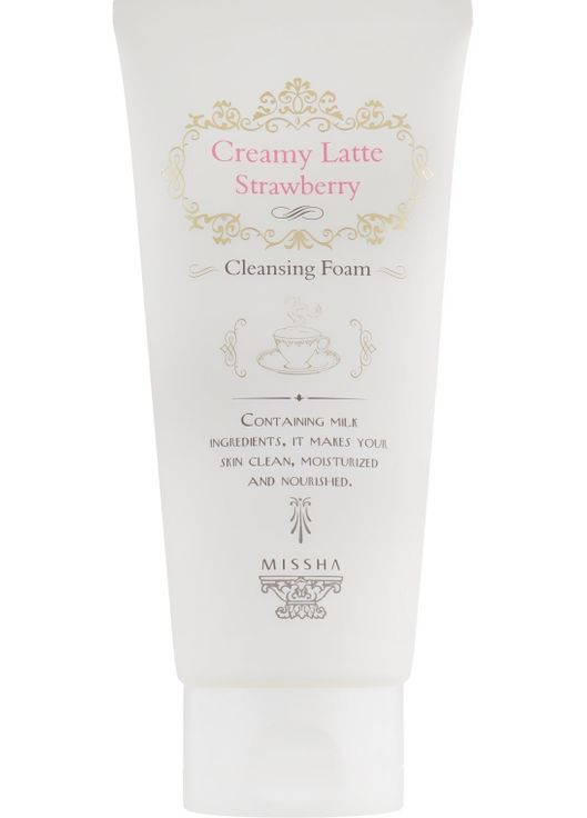 Пінка для вмивання Cleansing Foam Creamy Latte Strawberry 172ml (730145-6007) MISSHA (368650405)