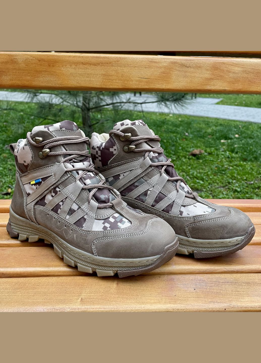 Зимові Берці Чоловічі Тактичні. 36-48р Койот+Піксель. Зносостійка підошва! BXZM-1026 No Brand (301148182)