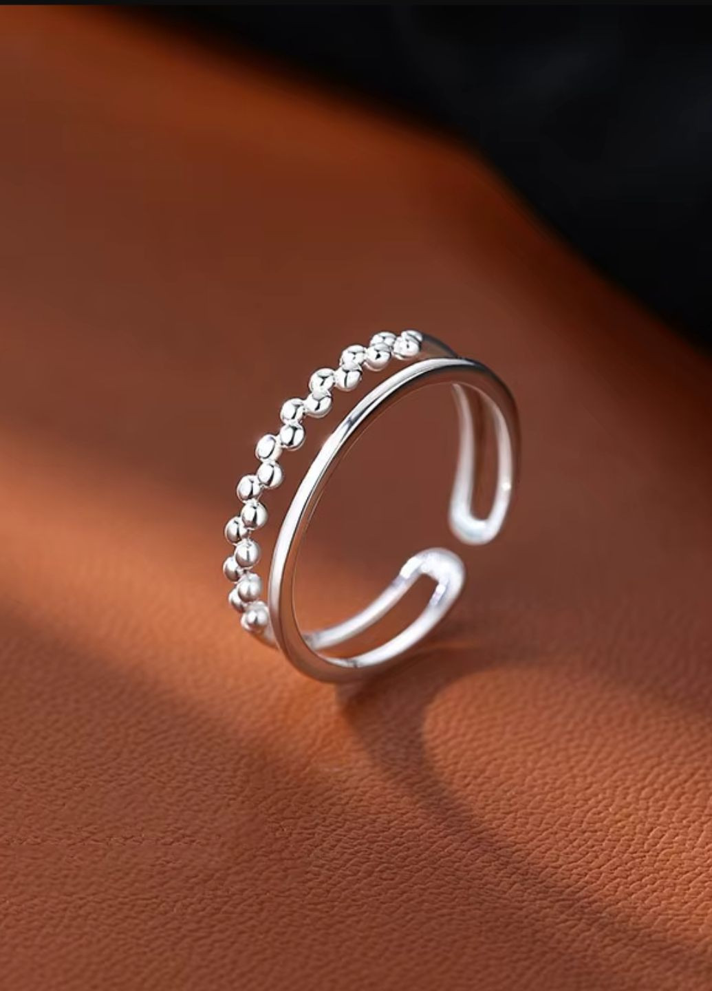 Жіноча каблучка Line and Drops (1637-01) Macarena (316502700)