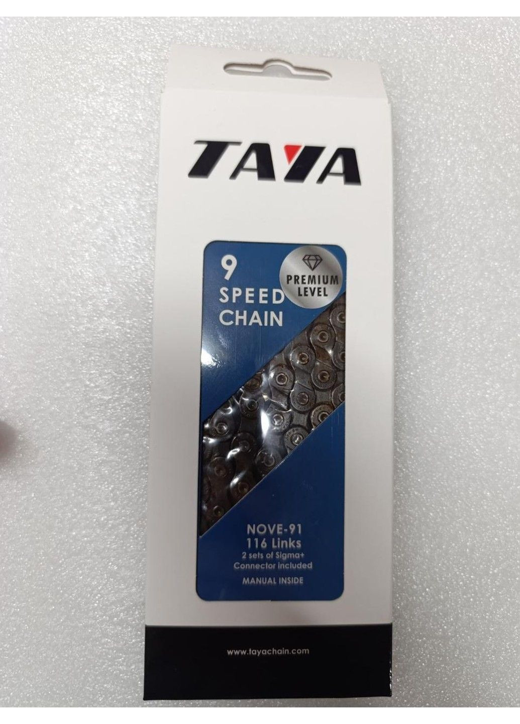 Ланцюг NOVE-91 9-шв 1/2"X5/64",116L, чорний TAYA (359455698)