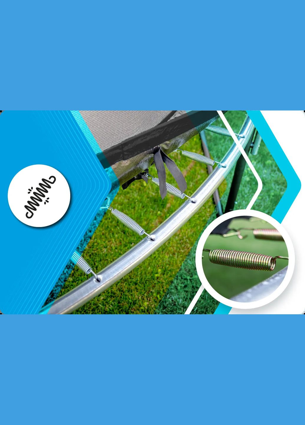 Батут INSIDE ELITE з внутрішньою сіткою 14 футів 427 см Thunder (342329638)