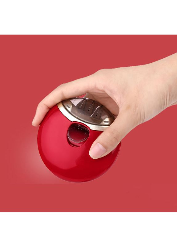 Електропилка для нігтів зі сталевими лезами з портом USB 64х64х32мм Red No Brand (350349236)