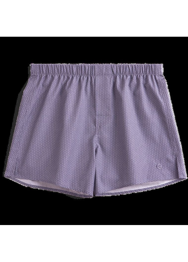 Труси боксери з бавовни сірі у візерунок Snowfalls G.LVOV (362206857)