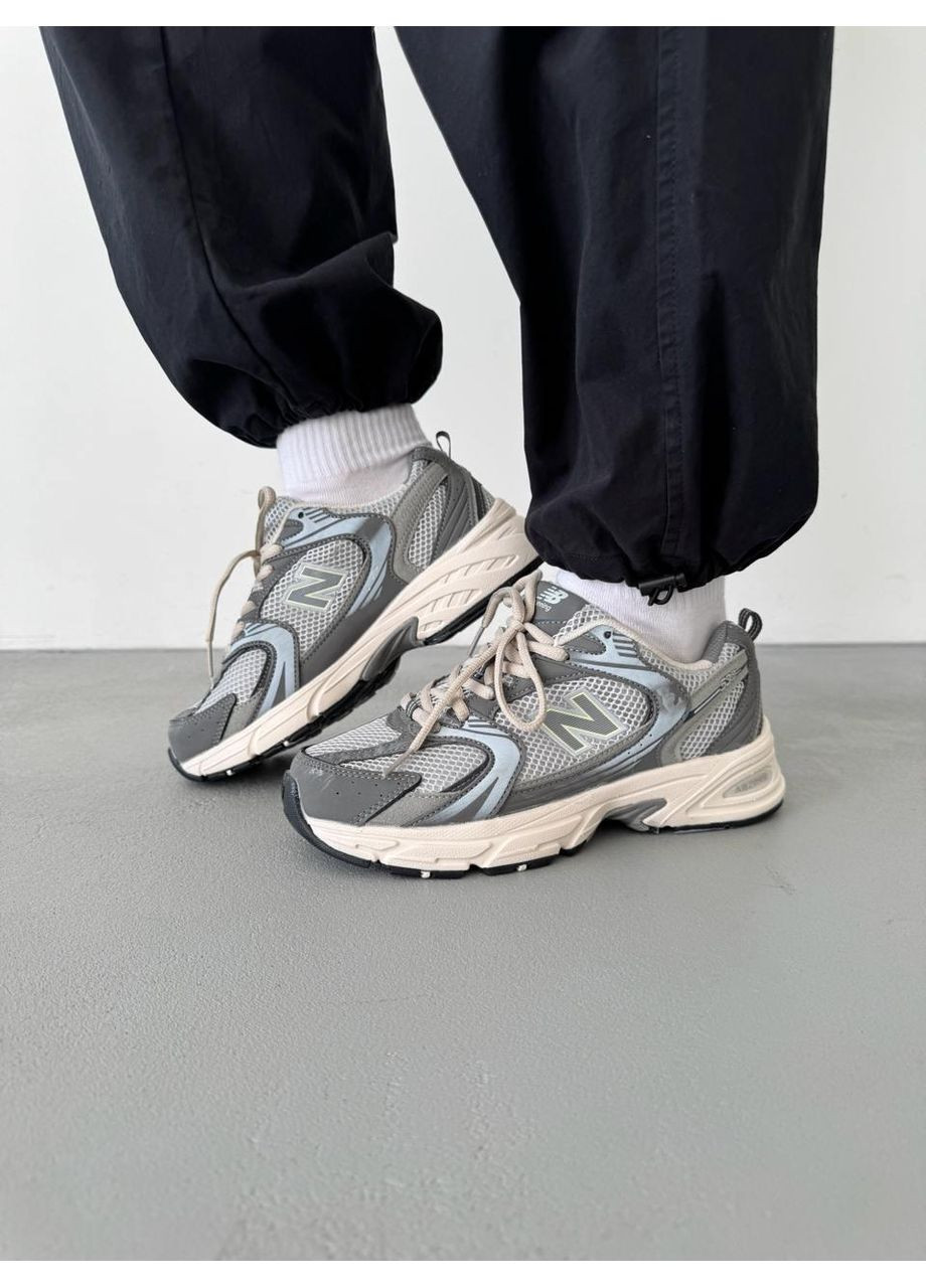 Сірі Осінні кросівки чоловічі new balance 530 grey metalic нью беланс 530 No Brand