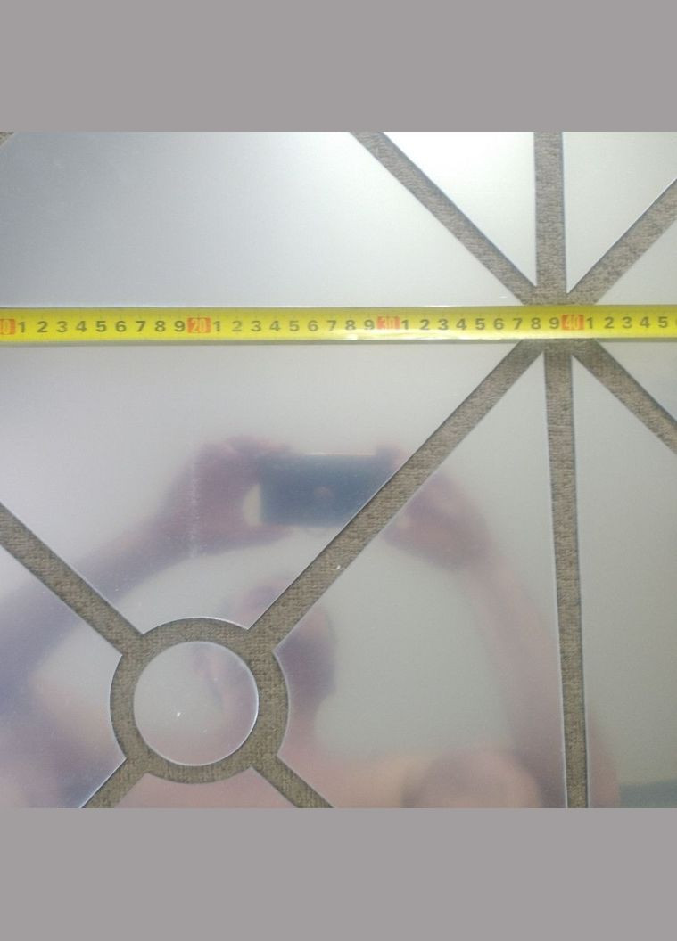 Зеркальные пластиковые наклейки 4 квадрата 80 х 80см или 40 х 160см 20шт набор No Brand (302242455)