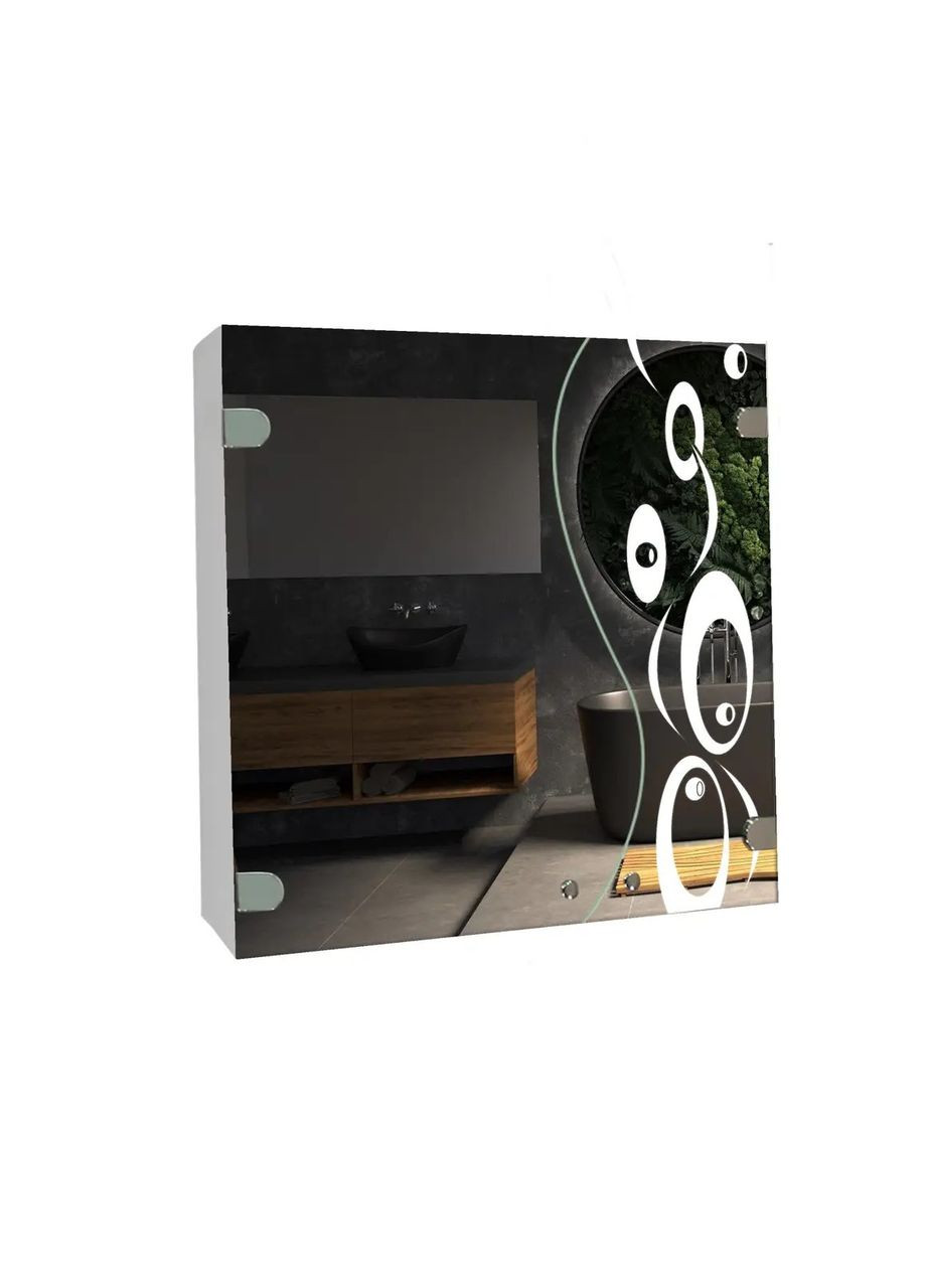 Зеркальный шкаф 530х640х120 ШК836 No Brand (313594840)