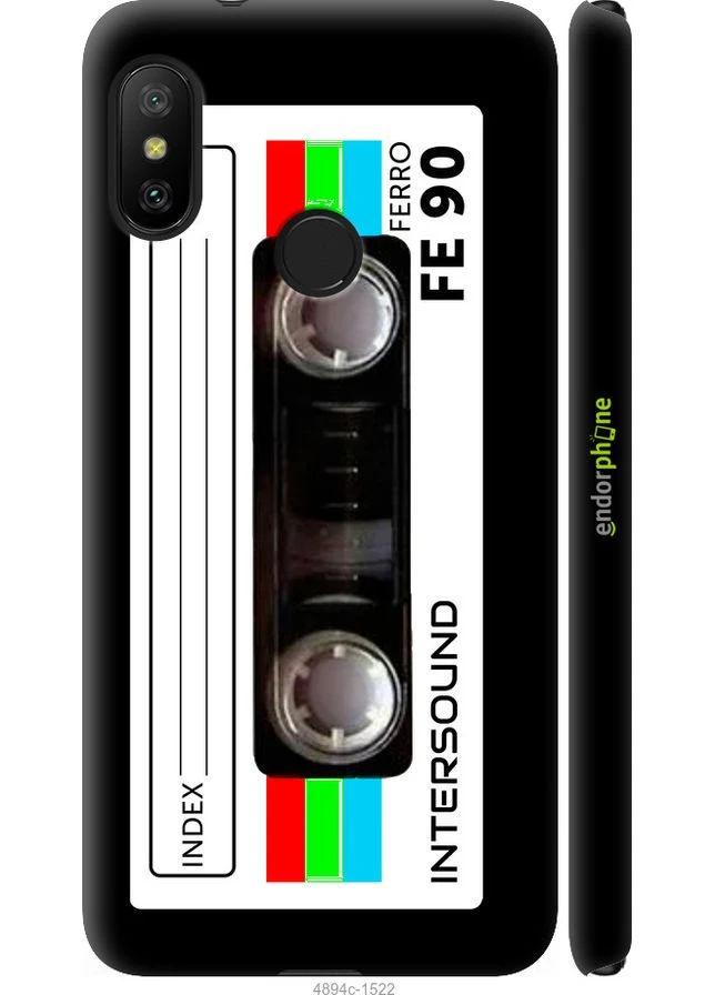 Чехол на Xiaomi Redmi 6 Pro Кассета с90 "4894m-1595-70447" Endorphone (387704521)