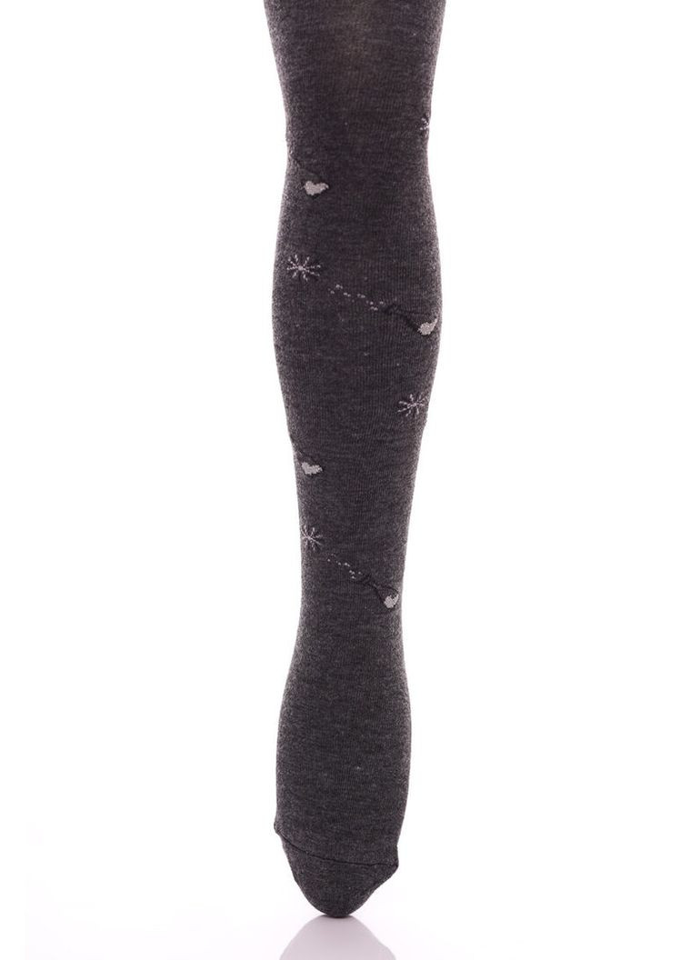 Колготи бавовна для дівчинки з феєрверком сірі 128 см (51559) BABYKROHA (323470007)