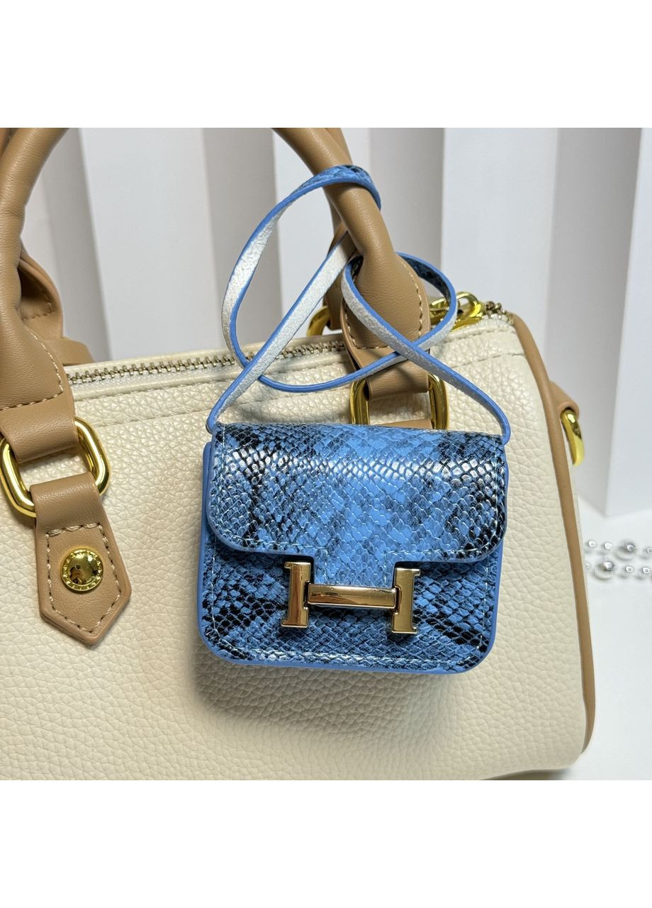 Брелок сумочка голубой | Аксессуар для сумки, стильный подарок B&S (370439517)