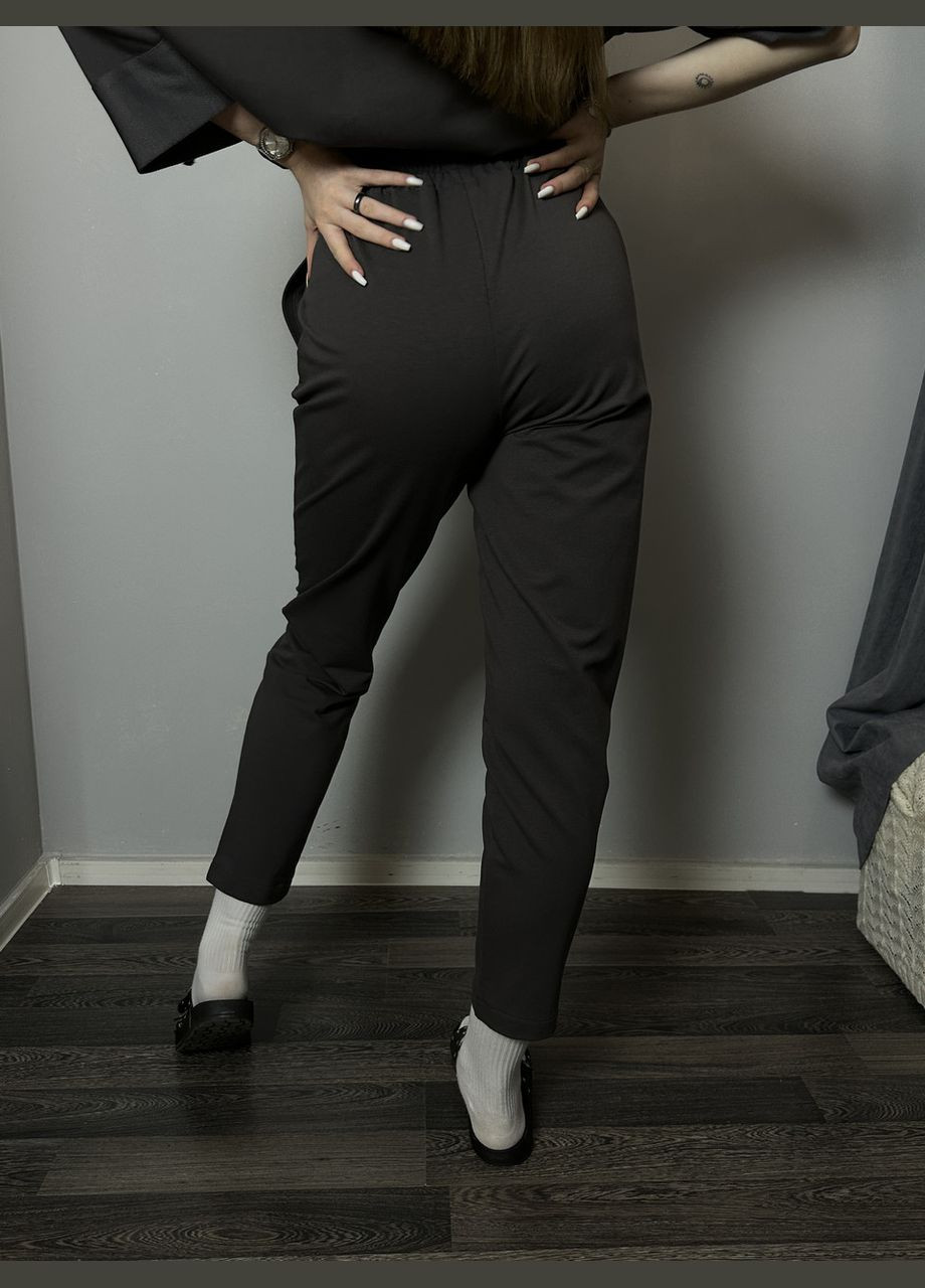 Спортивные штаны женские серые Life MKSH2438-3 Modna KAZKA (276650343)