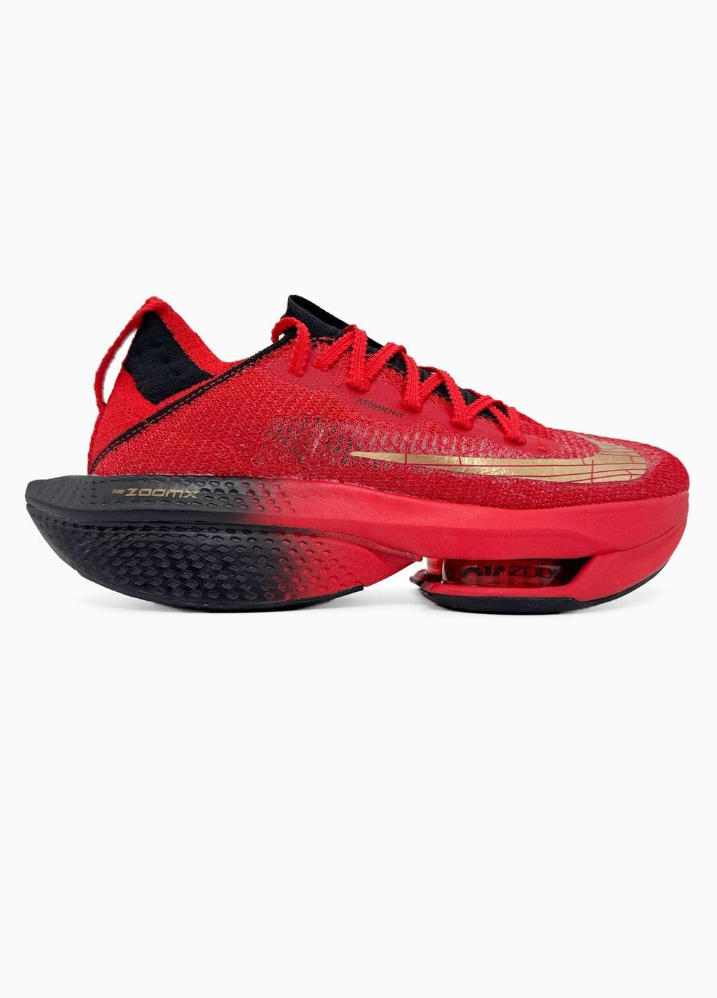 Красные демисезонные кроссовки мужские nike % 2 red/black No Brand Air Zoom Alphafly Next