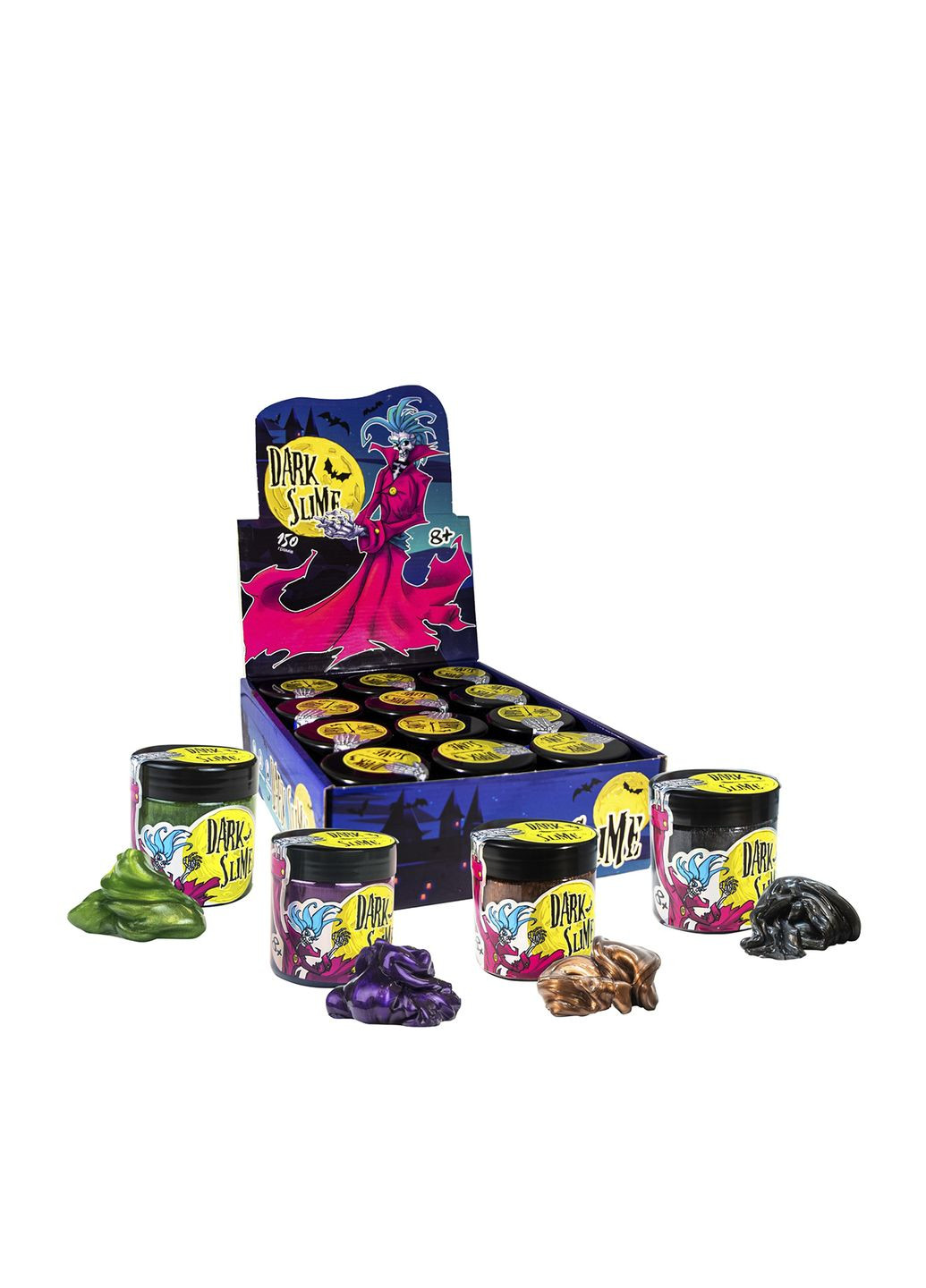 Слайм - "Dark slime - перламутровий" колір різнокольоровий CB-00143630 Strateg (332005855)