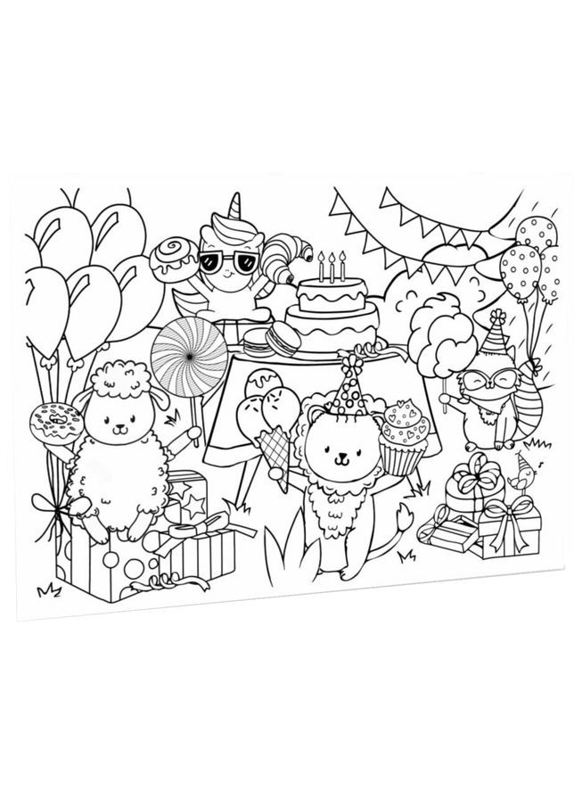 Учебный коврик Звезда Изучай-рисуй-стирай Смаколики 42х29.7 см Zirka 474322 (361305411)