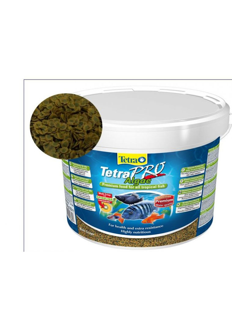 Корм Pro Algae Vegetable чипсы 10л /1,9кг для травоядных цихлид Tetra (292257783)