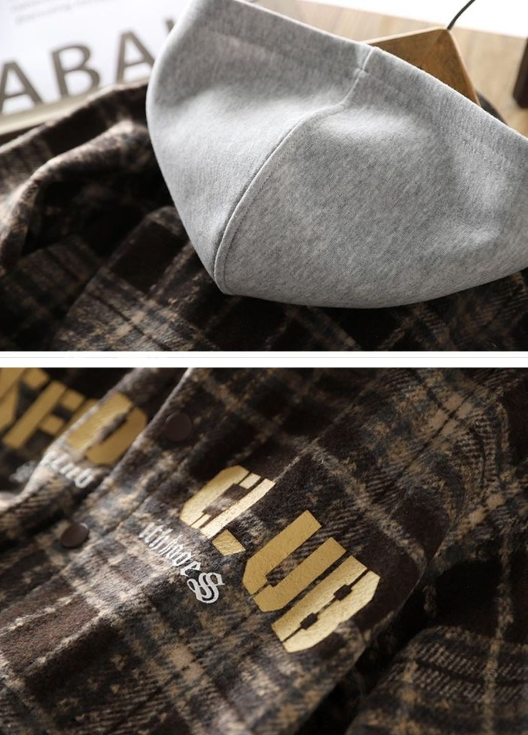 Сорочка в клітинку тепла на хлопчика No Brand оверсайз (362067255)