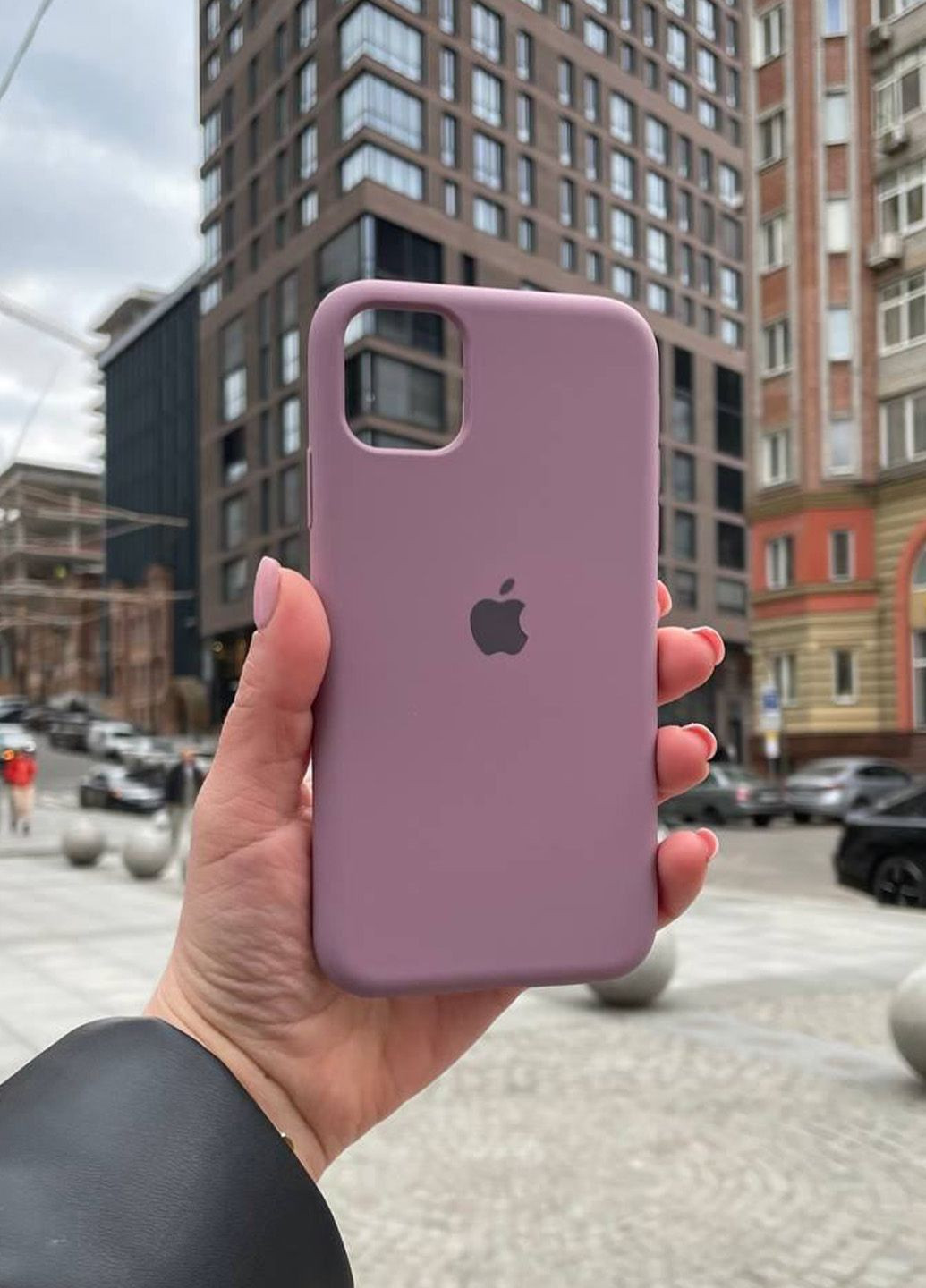 Чехол для iPhone 11 Pro Max фиолетовый Blueberry Silicone Case силикон кейс No Brand (289754156)