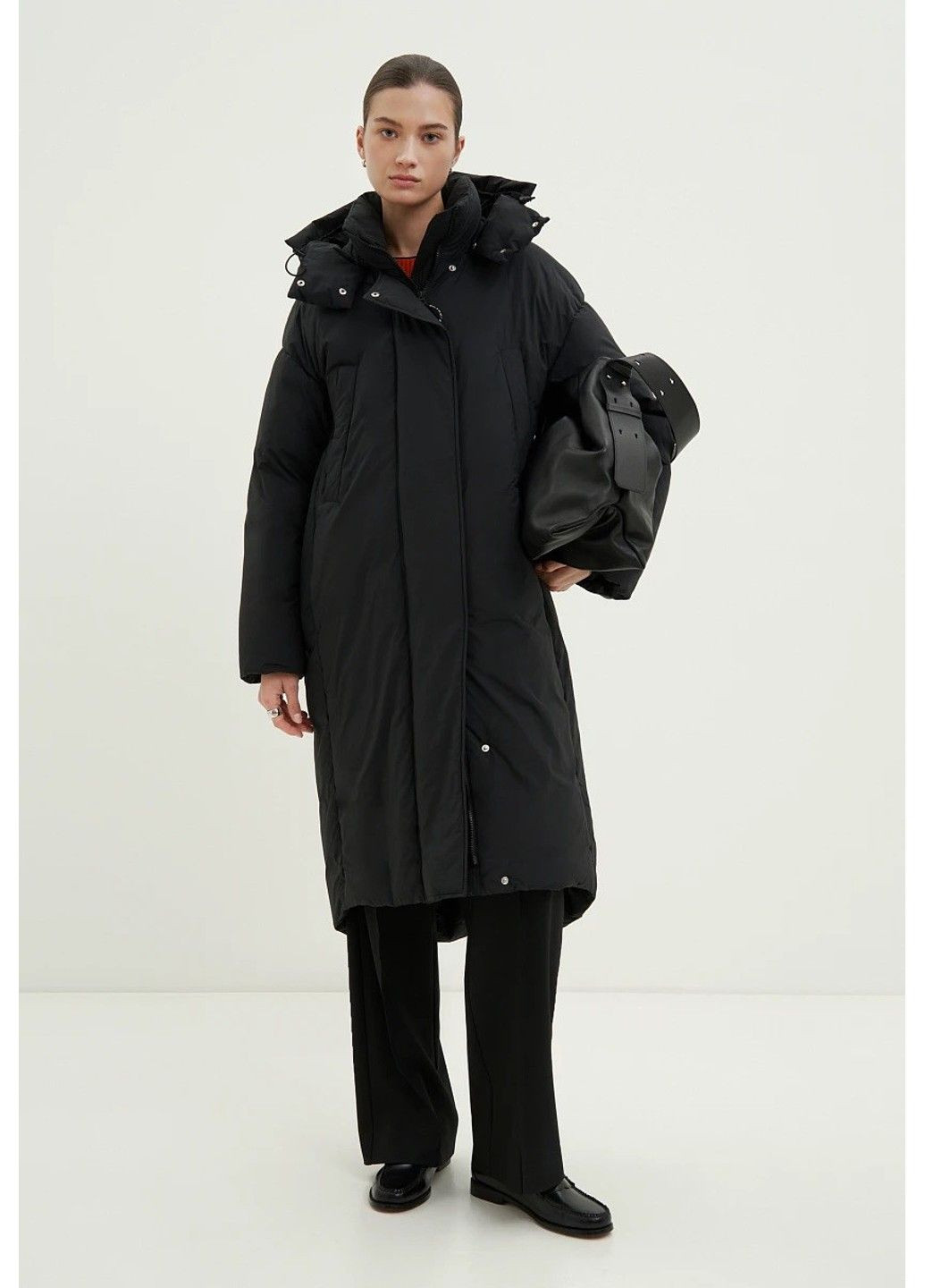 Чорний зимній Пуховик Finn Flare