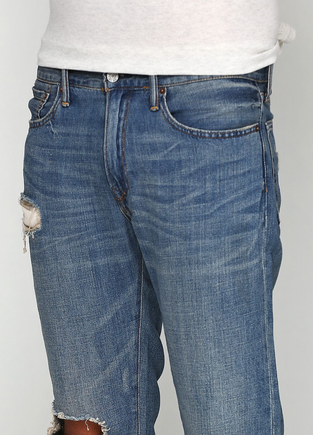 Синие демисезонные джинсы Gap