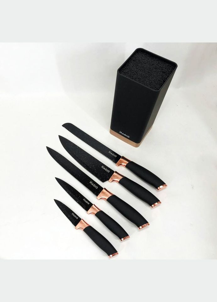 Кухонні ножі Magio MG-1092 No Brand чорний,