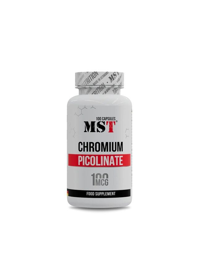 Вітаміни та мінерали Chromium Picolinate, 100 капсул MST (322208344)