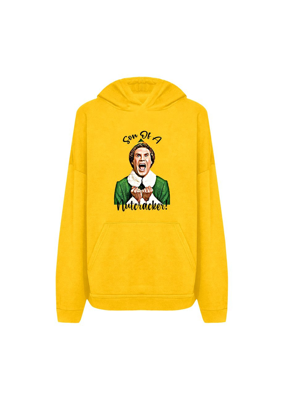 Новогоднее худи с принтом "Son of a Nutcracker". Эльф (10056897873) ТiШОТКА (368571025)