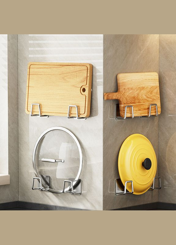 Крючок для кухни из нержавеющей стали держатель 4 шт Silver (AN0103395) ANbeauty (365875768)