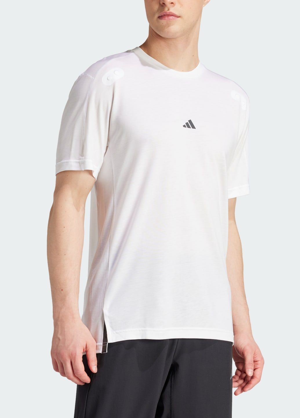 Белая футболка yoga premium training adidas
