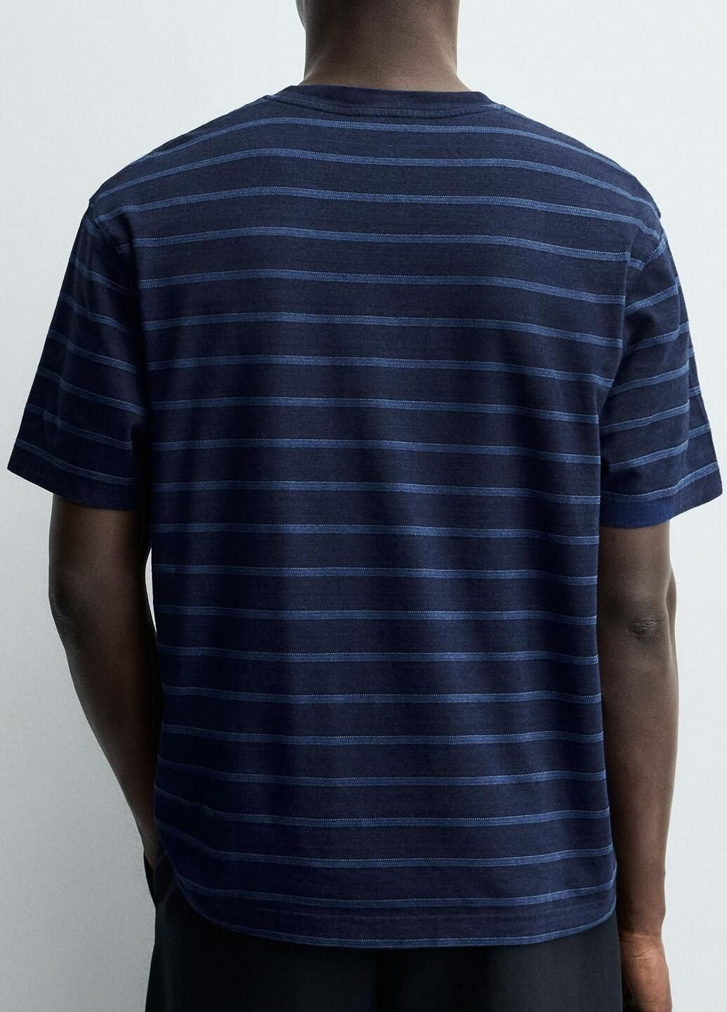 Синяя футболка Zara