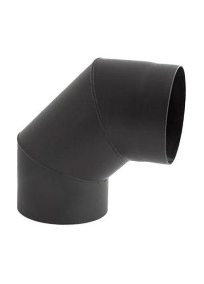 Коліно 90° на димохід Ø 250 чорна сталь 2 мм Darco (370385961)