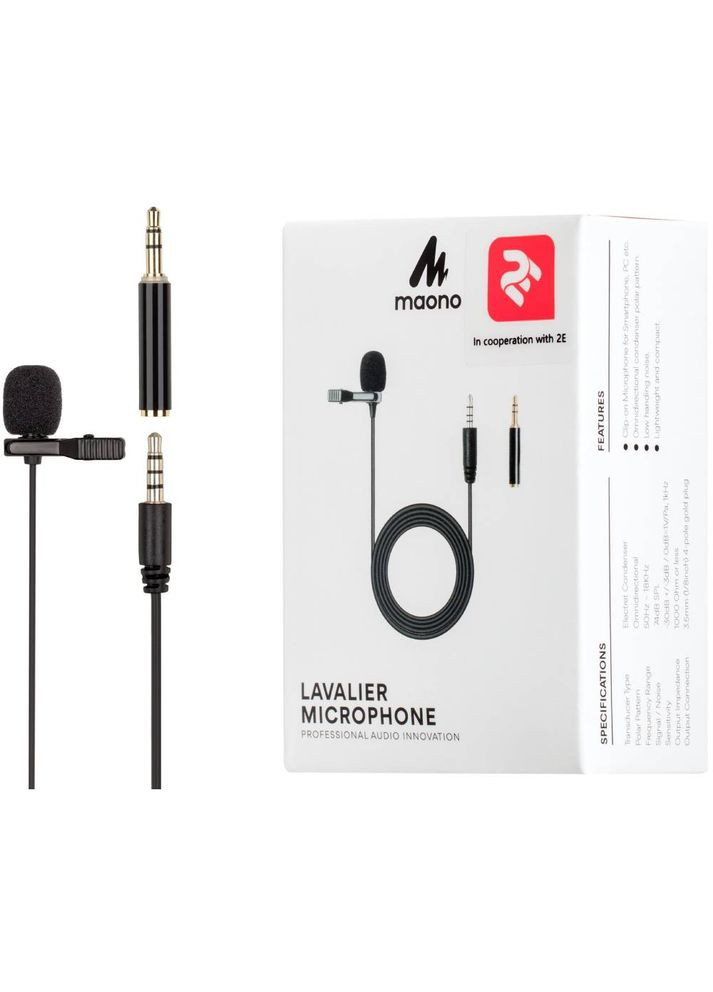 Мікрофон петличний ML020 3.5mm (-ML020) 2E (322939055)