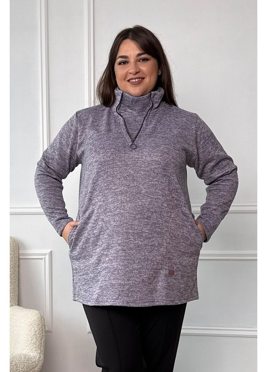 Туніка зима утеплена горло високе кишені рукав довгий No Brand 1291-1 (365824899)