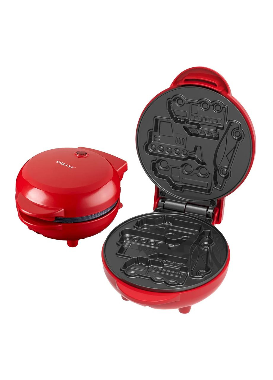 Вафельница для вафель в виде машинок 550 Вт антипригарное покрытие SK-08097 (A-034263) Sokany (358933790)