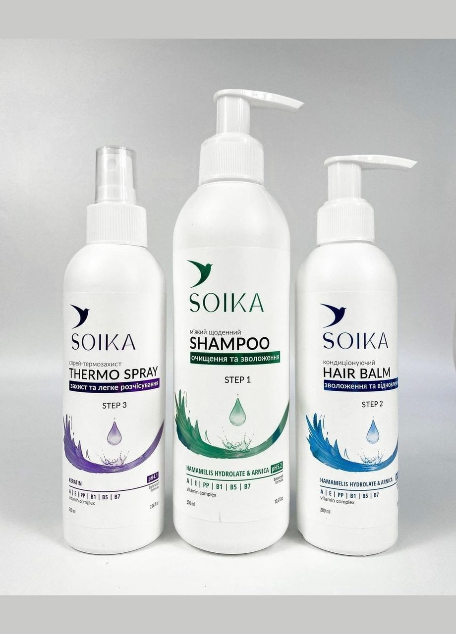 Набір для волосся "Захист та відновлення" Soika (313262639)