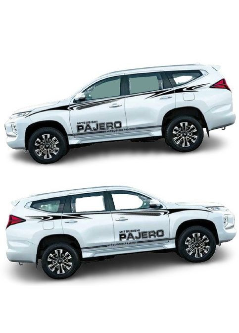 Полосы на сторону авто 3D TUNING STUDIO Mitsubishi Pagero B 3000х980х0.060мм No Brand (362498022)