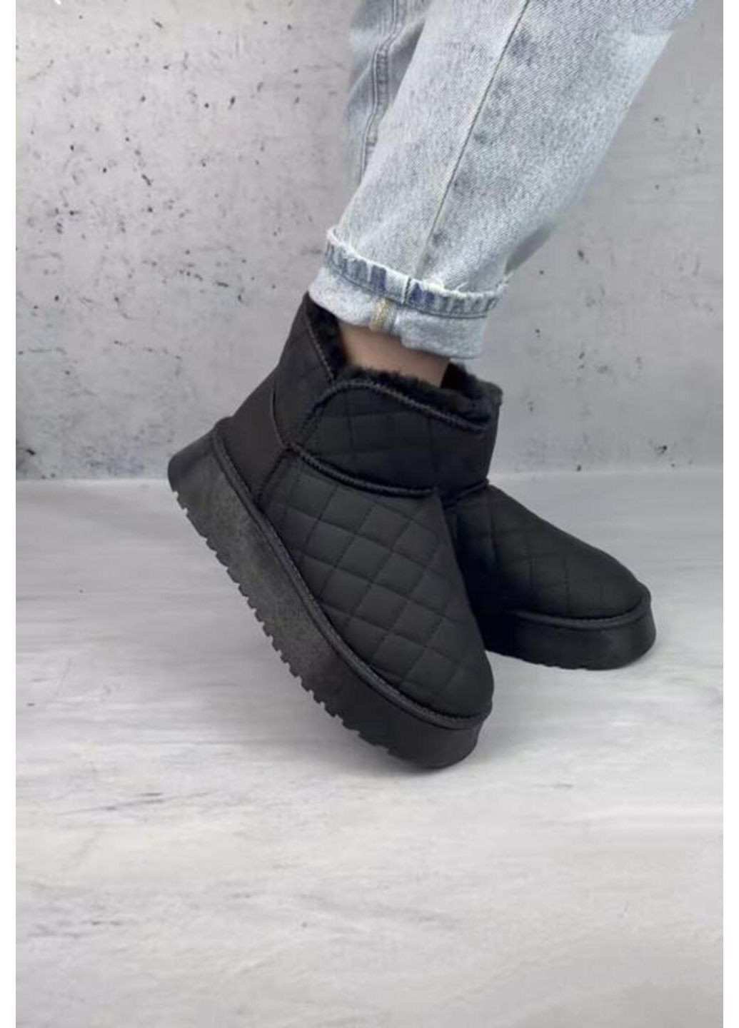 Жіночі уггі No Brand чорні (366962491)