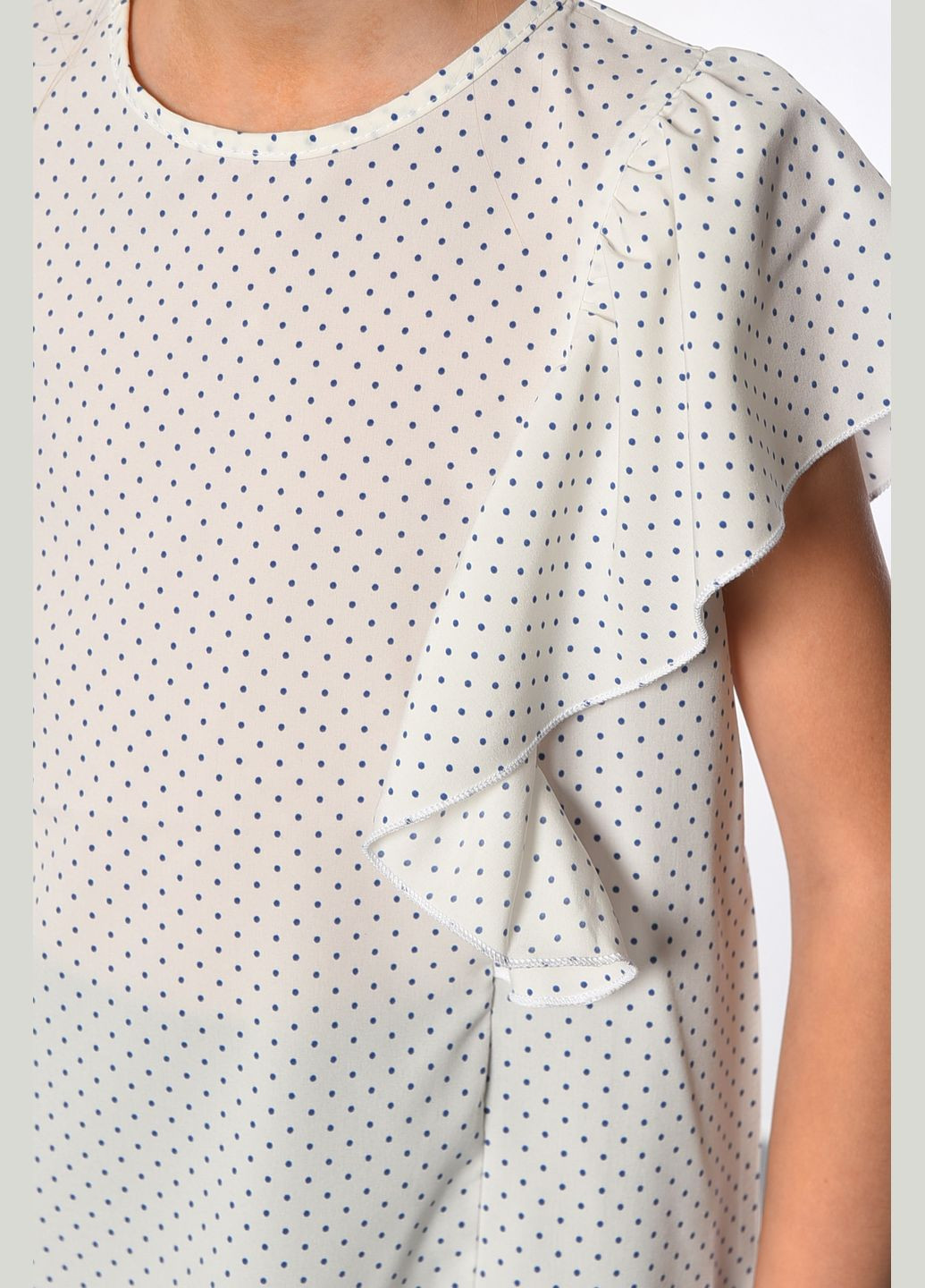 Блуза дитяча для дівчинки білого кольору Let's Shop (297948907)